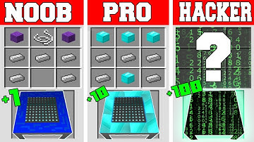 Minecraft / NOOB vs PRO vs HACKER / TRAMPOLINE IN MINECRAFT / AVM SHORTS Animation /