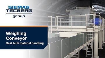SIEMAG TECBERG - weighing belt conveyor for the most efficient bulk material handling underground