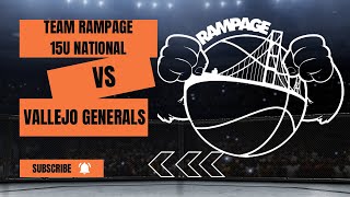 Team Rampage 15u vs Vallejo Generals