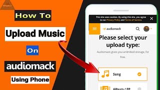 How to upload music on Audiomack using phone screenshot 1