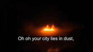 SIOUXSIE &amp; THE BANSHEES - Cities in Dust( lyrics on screen)