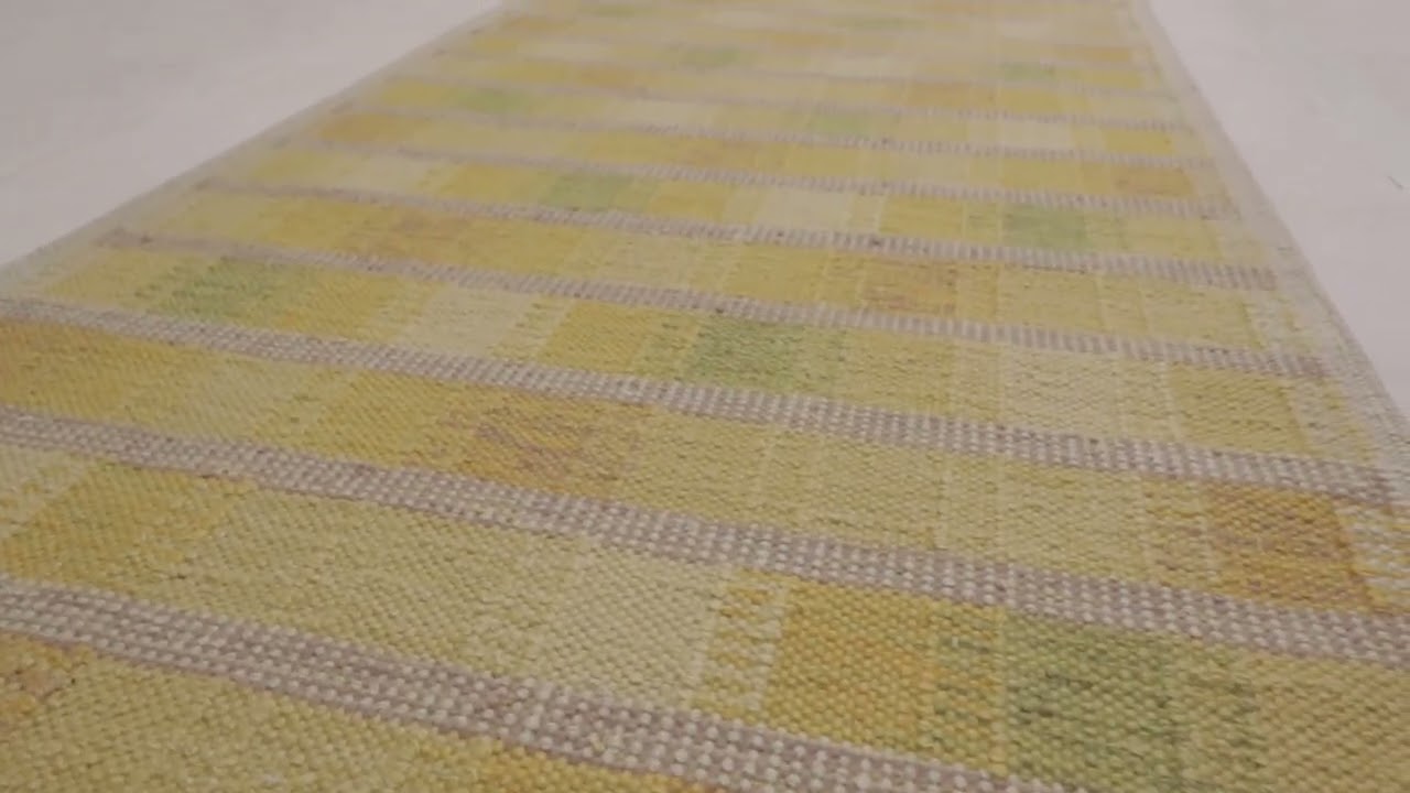 Rug & Kilim’s Scandinavian-Inspired Extra-Long Runner with Geometric Patterns -35767