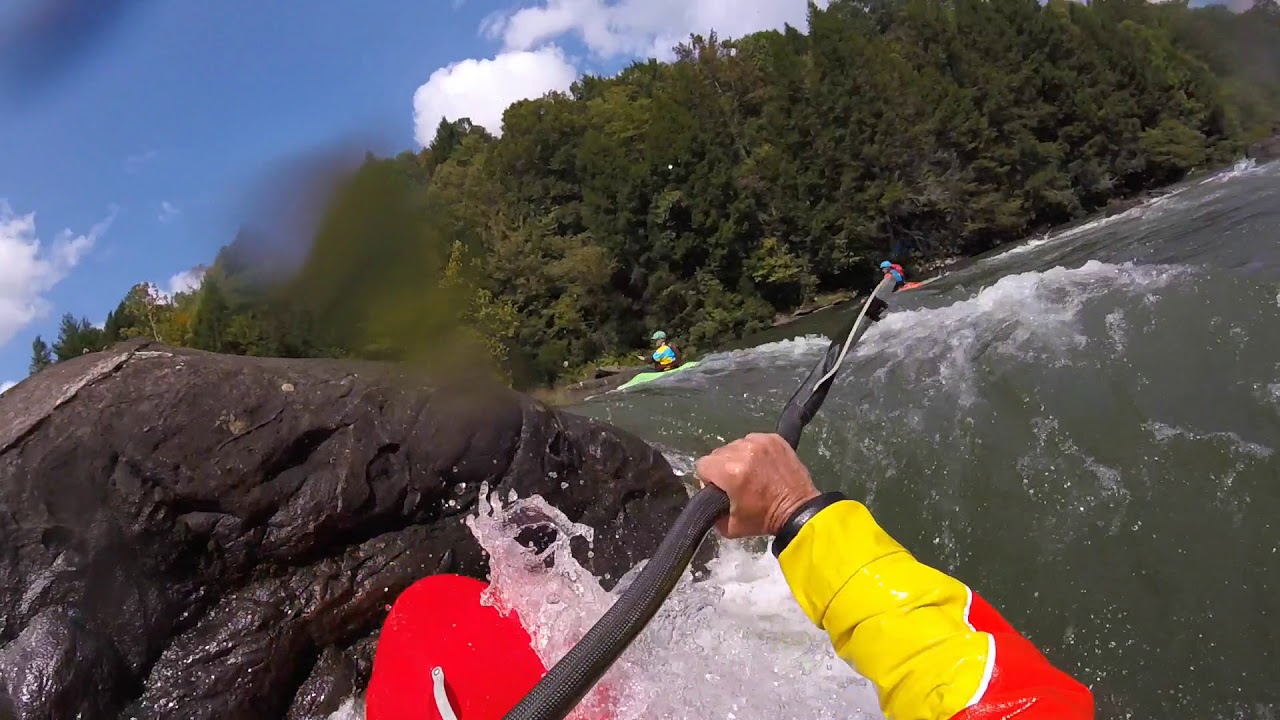 MixMaster Slicey Kayak Hits Gauley River YouTube