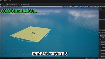 Como Crear/Hacer Agua en UNREAL ENGINE 5 UE5 Océanos, ríos y lagos