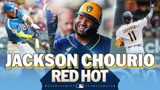 Jackson Chourio has crushed FIVE home runs in his last five games for the Milwaukee Brewers! 🍻