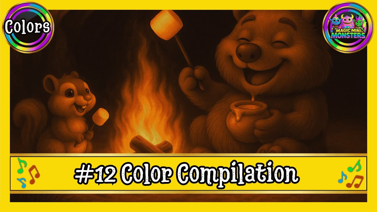 #12 Color Compilation | Learning Through Focused Practice | Magic Mini Monsters