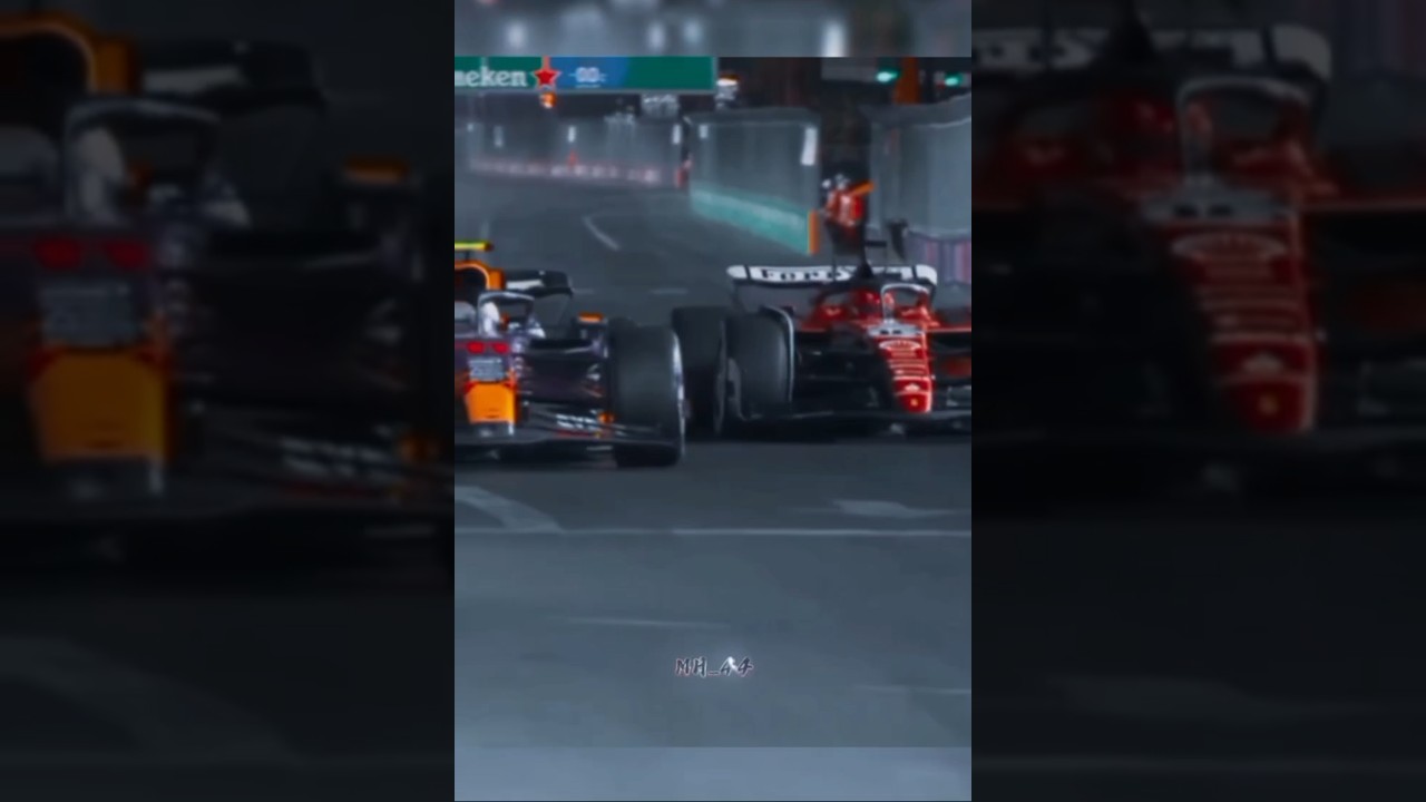 Charles Leclerc's divebomb on Perez 