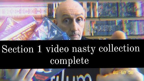 4 Video Nasties to complete my Section 1 collection