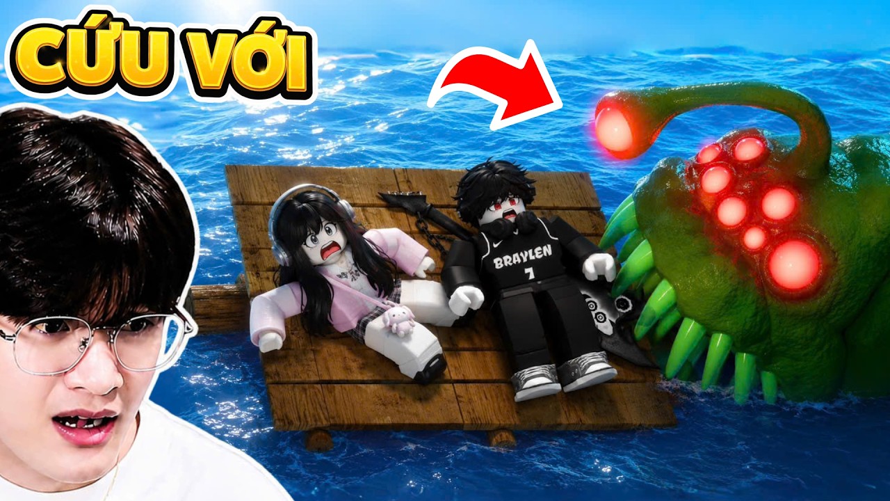 BEDY VÀ MEO SINH TỒN 100 NGÀY TRÊN VÙNG BIỂN CẤM VÀ CÁI KẾT PHẦN 1 | 100 DAYS AT SEA ROBLOX