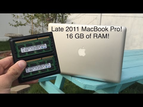 Video: Mohu upgradovat svůj MacBook pro začátkem roku 2011 na 16 GB RAM?
