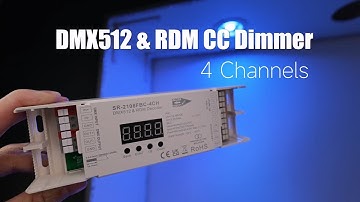 4 Channels DMX512 & RDM CC Dimmer_SR-2108FBC-4CH