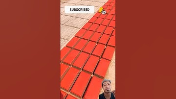 Amazing Technique of Making of Footpath Blocks Paving #shorts #cementprojects #diy #footpathtiles