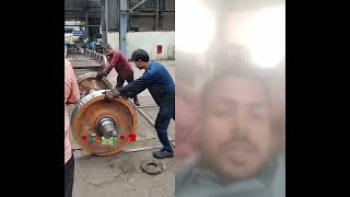 🚄 Train Ke Wheel Ka Repair Kaise Hota Hai? | Indian Railway Workshop | Train Maintenance Short Video