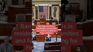Ban data centers in residential communities and federal funding for Flock cameras.