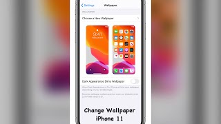 How To Change Wallpaper iPhone 11 (iOS 13)