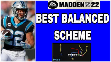 MADDEN 22 - SINGLEBACK WING PAIR MINI SCHEME ! MOST OVERPOWERED BALANCED SCHEME IN THE GAME !!
