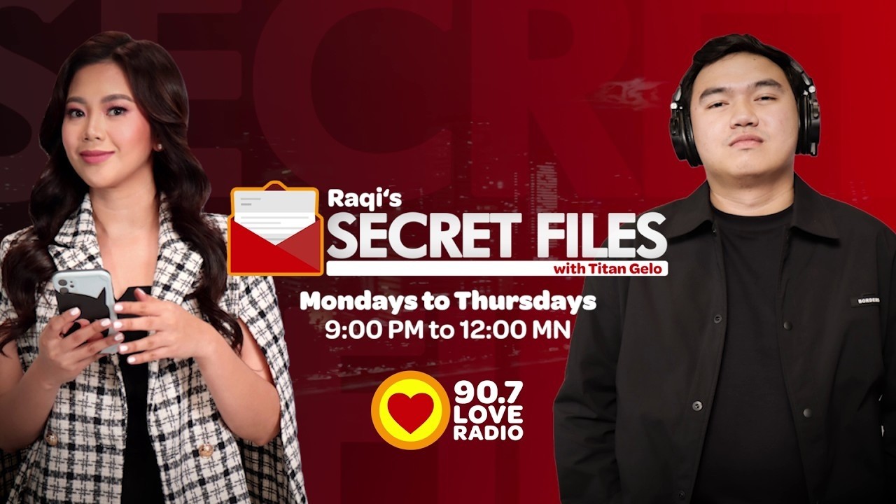 LIVE: Raqi's Secret Files with Raqi Terra & Titan Gelo | Love Radio Manila (March 25, 2026)