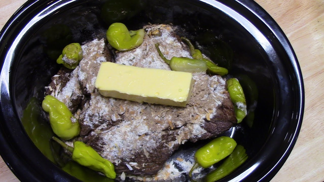 Mississipi Pot Roast in a Crock Pot YouTube