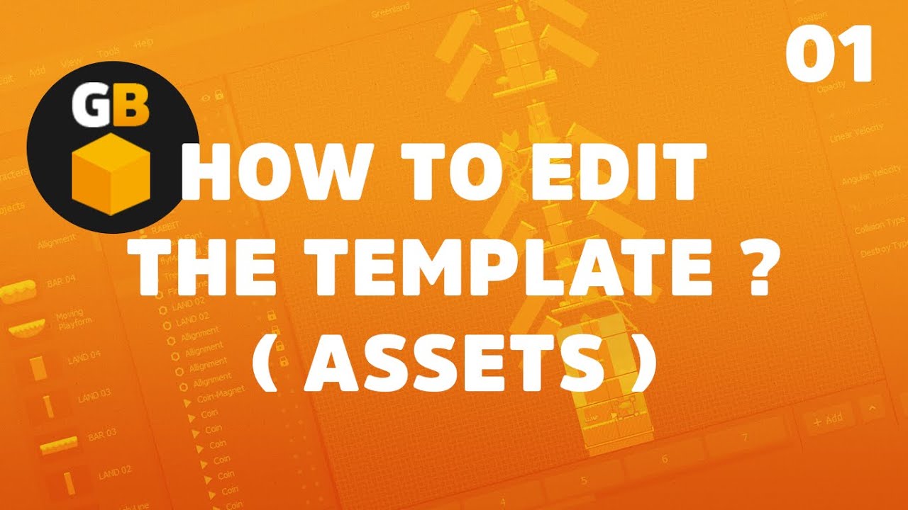 How to re-skin Buildbox Classic Template (Assets)