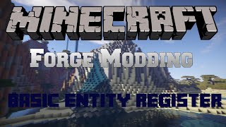 Basic Entity Register - Minecraft Forge Mods Programmieren #31 [1.8] [German Tutorial]