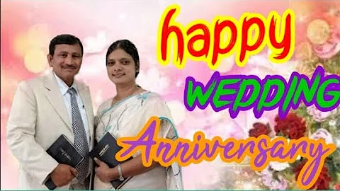 anniversary marriage day Bro G Samuel mary