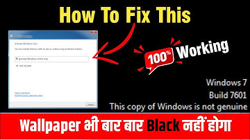 Windows 7 Activation || Build 7601 || Activate Windows 7 & Make it Genuine