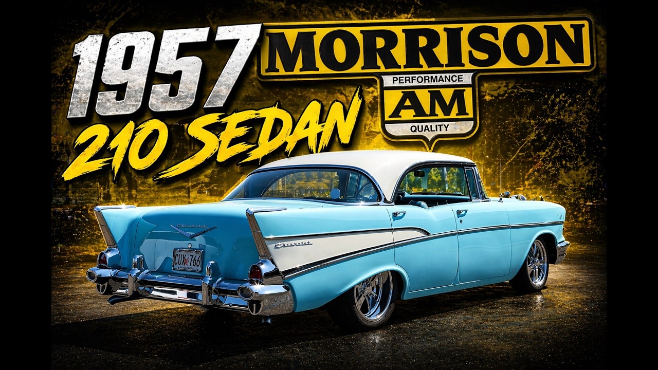 Rare 1957 Chevy 4 door hardtop 210 sedan build featuring an Art