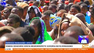 DP Kindiki has highlighted the development projects the government has achieved since taking power.
