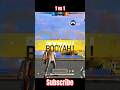 1 vs 1 game play #freefire