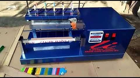 Shade Card Winding Machine