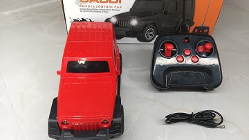 Thar 4x4 off road Unboxing And Testing |Remote Control Car | Imru toy tv 