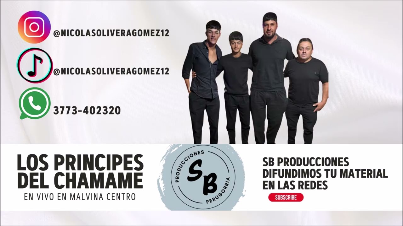 LOS PRINCIPES DEL CHAMAME EN VIVO EN MALVINA CENTRO