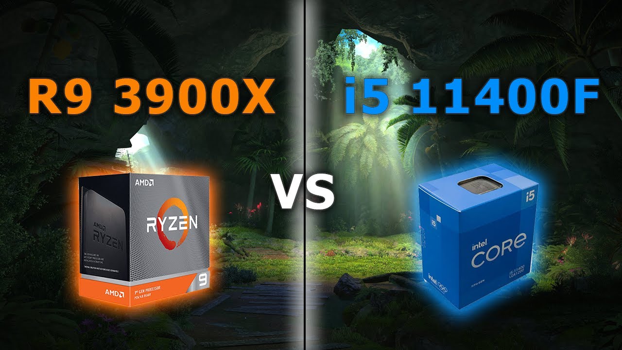 AMD Ryzen 9 3900X vs i5 11400F in 6 Gaming Benchmarks - YouTube