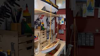 DORADE by Amati 09, Rigging completed #modelismonaval