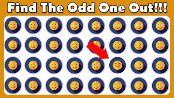 Can You Find The Odd One Out #19 | Word Games | Fruit by emoji challenge!