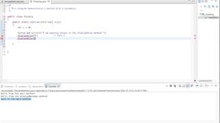 Java Methods Passing an argument