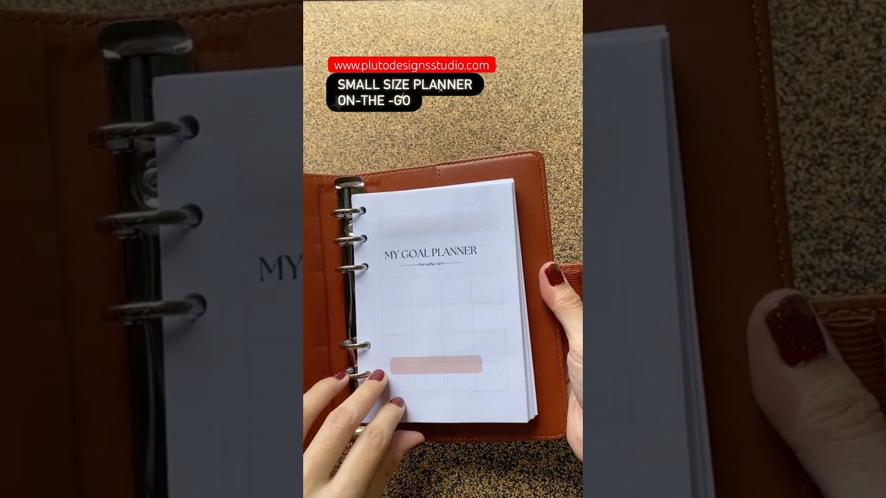 Mini Goal Planner Brown 