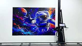 TPP1000 Wall Printer Prints an Astronaut on the Wall! 🚀