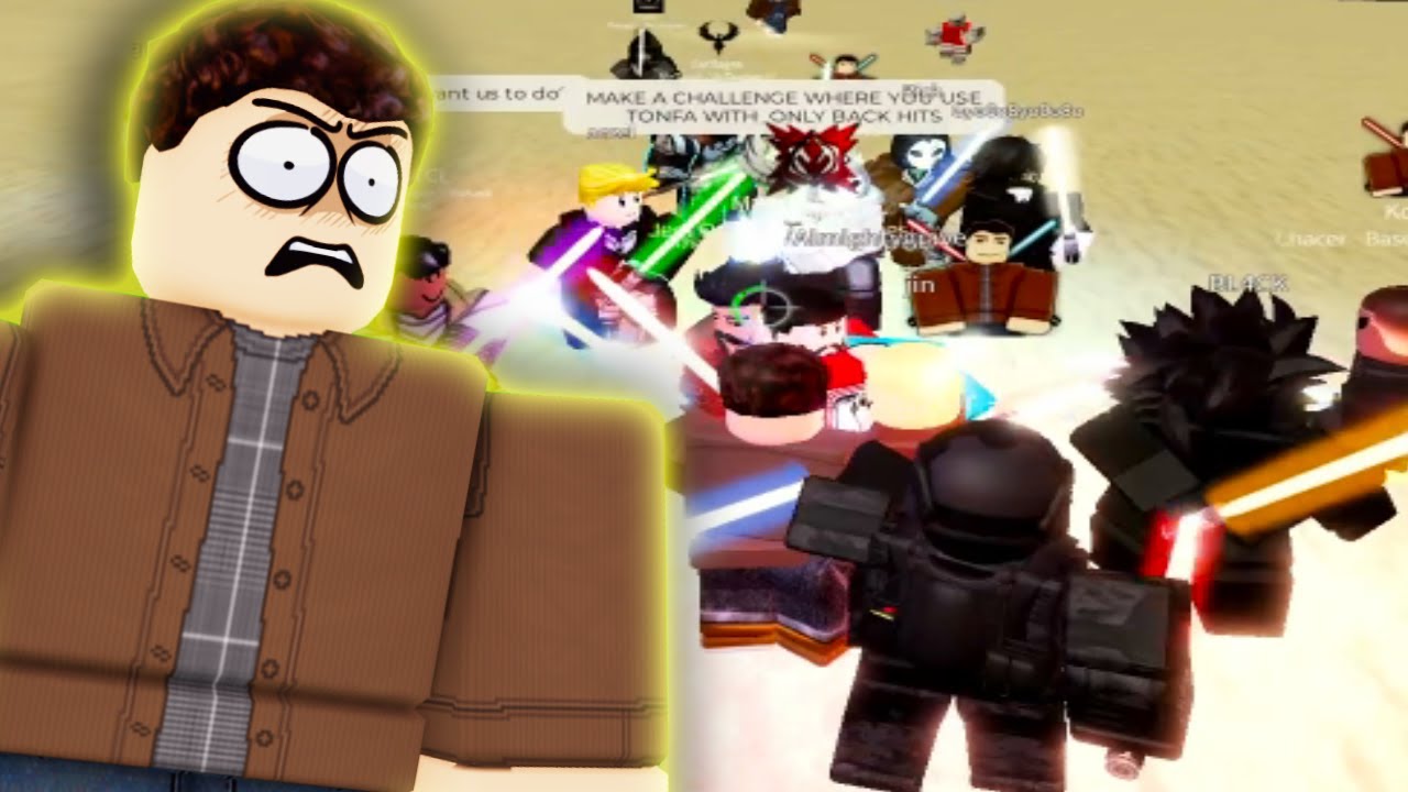 FIGHTING ALL MY SUBSCRIBERS ON SABER SHOWDOWN | Roblox