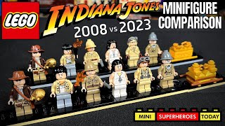 LEGO Indiana Jones MINIFIG COMPARISON (2008 vs 2023)