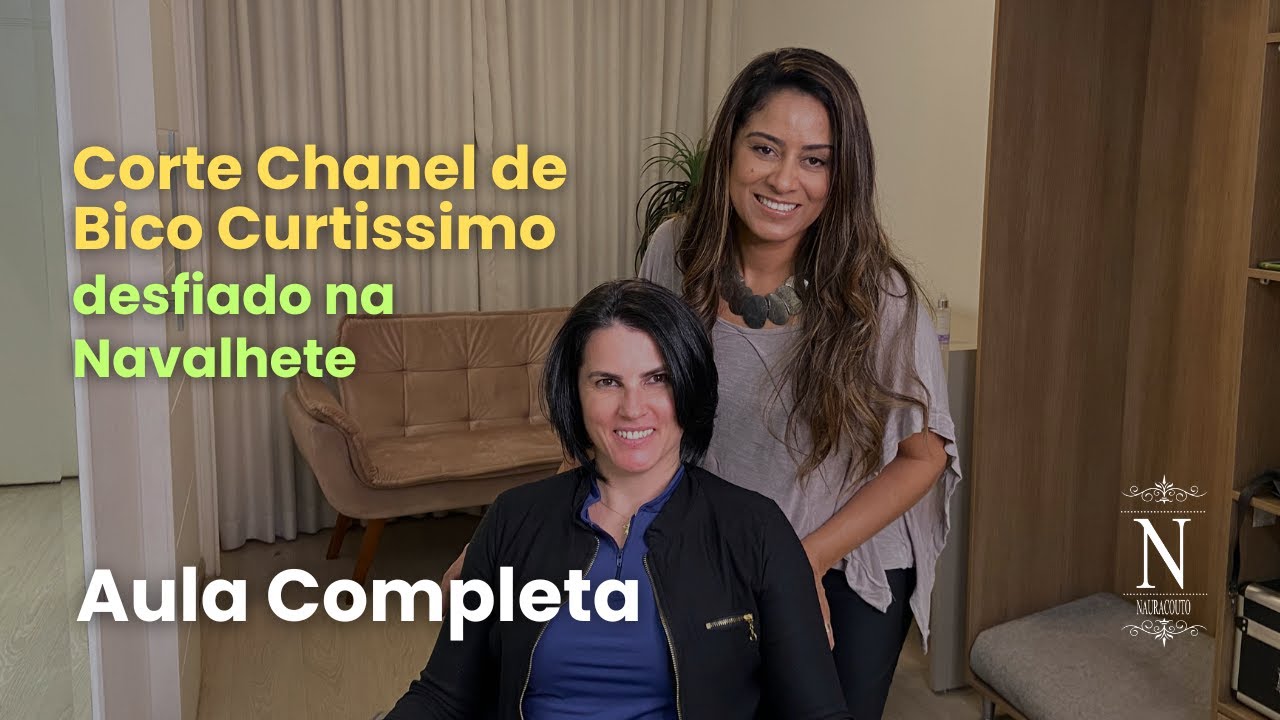 Corte Chanel de Bico com Nuca Desfiada | Aula Passo a Passo