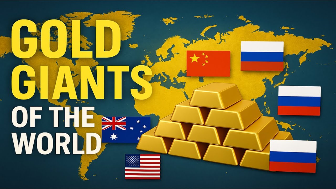 Top 10 Gold Producing Countries in the world. 