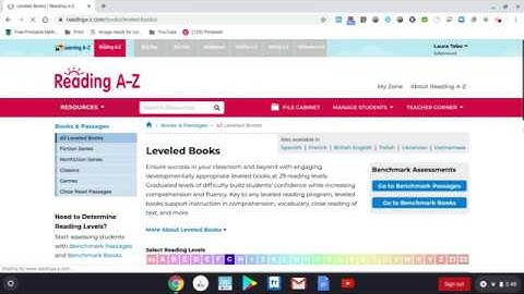 How to best use Reading A-Z for virtual small group instruction