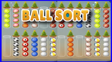 color ball sort wooden puzzle New Tubes,Theme and Balls, (level 1026-1033)