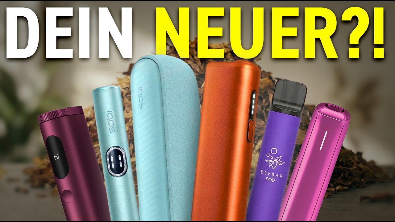 Die BESTE Alternative zum Rauchen (2026) Pod-System, Tabakerhitzer und  E-Shisha im Vergleich!