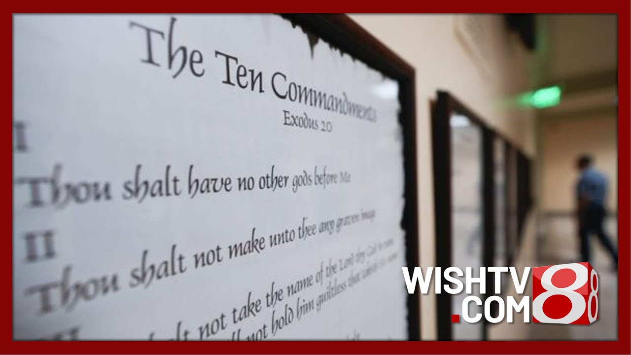Indiana lawmakers advance bill to require Ten Commandments in school libraries
