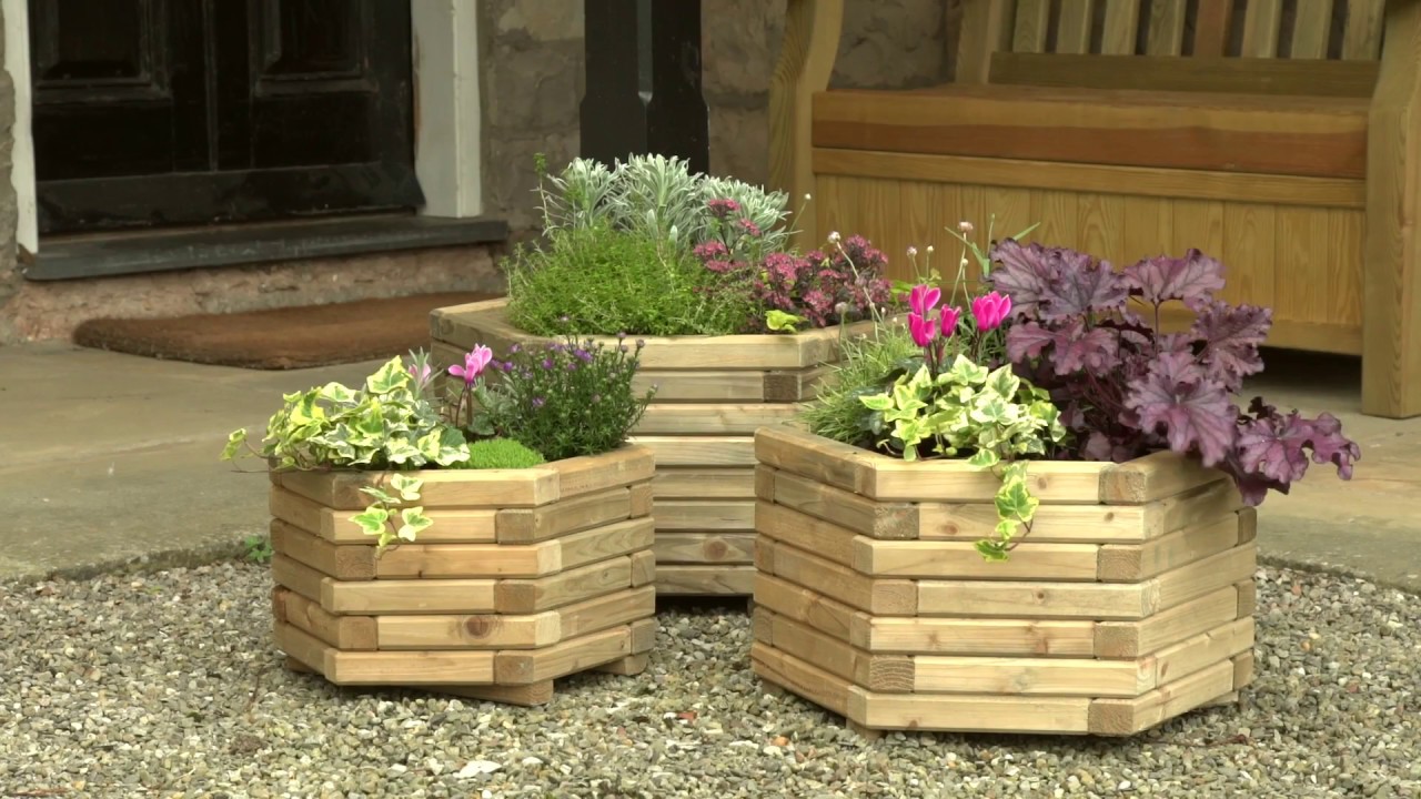 Animated Assembly Video - Marford Hexagonal Planter Set by 