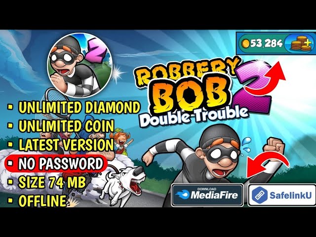 UPDATE ❗MOD ROBBERY BOB 2 TERBARU 2023 V 1.9.6 OFFLINE | NO PASSWORD class=