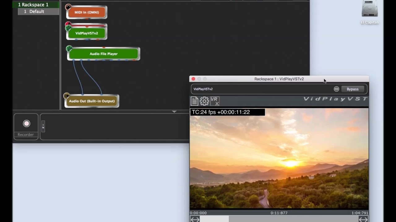 How to set up Gig Performer for video sync using VidPlayVST
