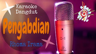 Karaoke dangdut Pengabdian - Rhoma Irama || Cover Dangdut No Vocal